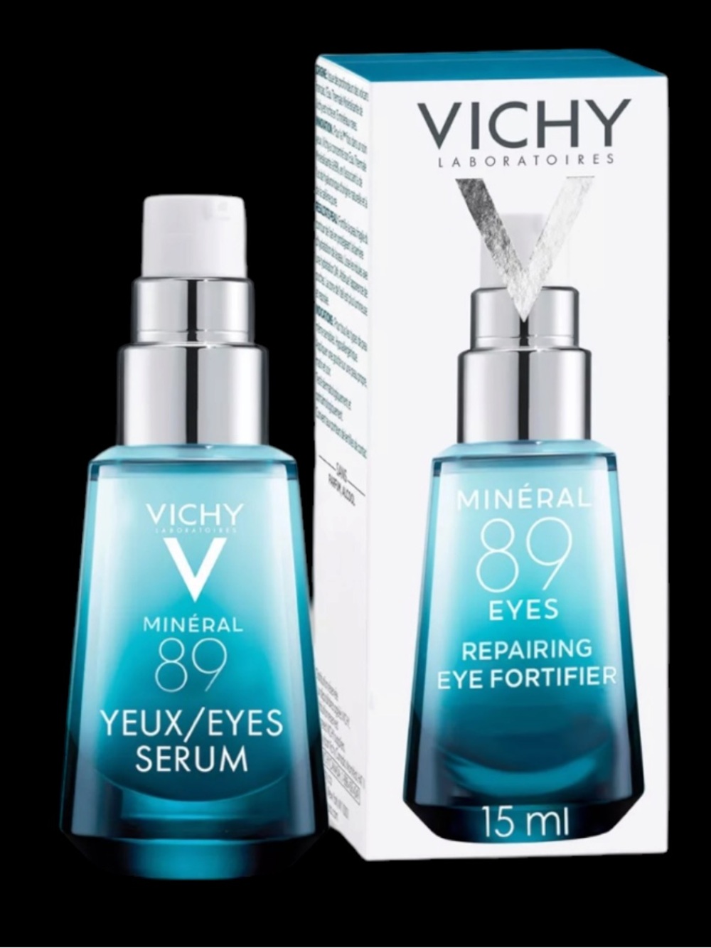 Vichy Laboratories Minéral 89 Eyes hyaluronic acid eye gel cream - new